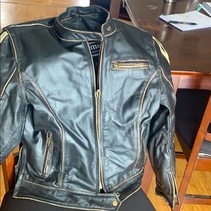 Xelement advanced motorcycle gear leather coat